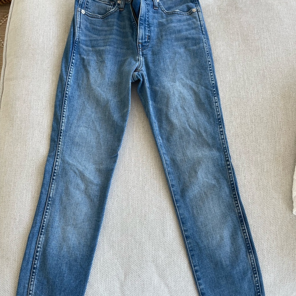 Madewell 10 inch high rise skinny Jean